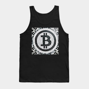 Mosaic of Wealth: The Bitcoin Enigma Tank Top